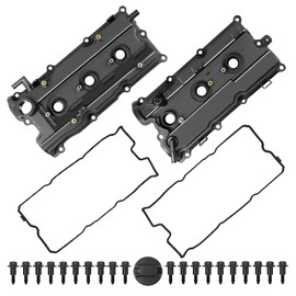 MOSTPLUS Engine Valve Covers 13264-EA210 13264-EA200 Compatible for 05-19 Nissan Frontier Pathfinder Xterra 4.0L (Set of 2) (Left & Right Side)