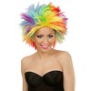 Rainbow Punk Wig - Adult Fancy Dress Accessory