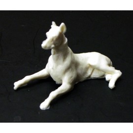 Three Inches Under 1:24 1:25 G scale model resin Doberman Pinscher dog figure 1/25