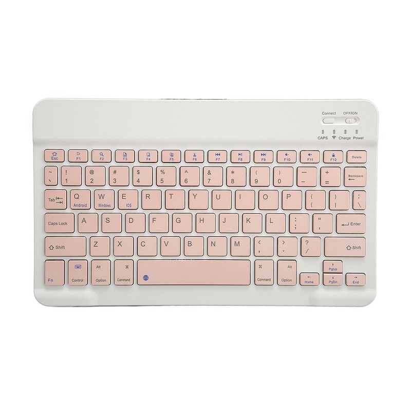 78 Key Wireless Bluetooth Keyboard 32.8ft Ergonomic Ultra Thin Silent