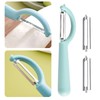 P-Peeler for Tupper with 2 Replacement Blades, Peeler for Vegetables,