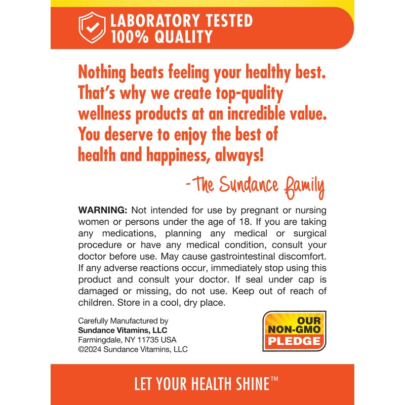 Sundance Berberine with Ceylon Cinnamon | 2000mg | 40 Capsules