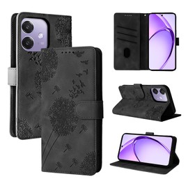 AsWant Wallet Case for Oppo A60 5G/ Oppo A40 (6.67 Inch), Premium PU Leather Flip Protective Wallet and Stand Feature Case for Oppo A40 (Black)