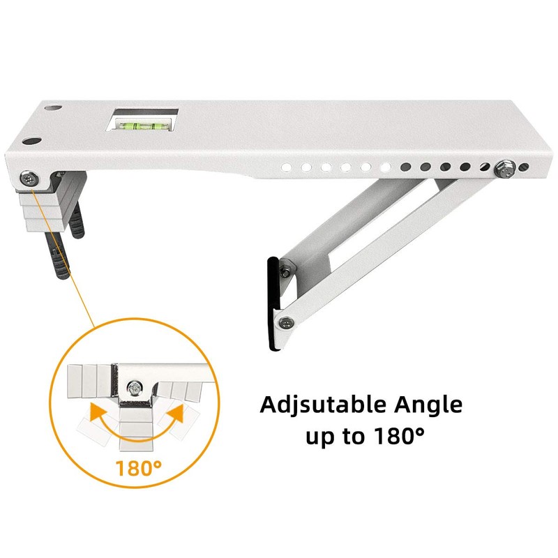 JEACENT Universal AC Brackets Window Air Conditioner Support Bracket Light