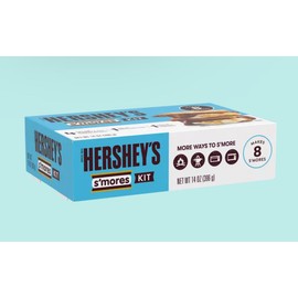 Hershey 🔵 New Exclusive Hersheys S’more’s Chocolate Marshmallow Graham Kit Box 14oz