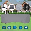 UCARE Curved Sofa Cover Outdoor Couch Sectional Protector Waterproof Half