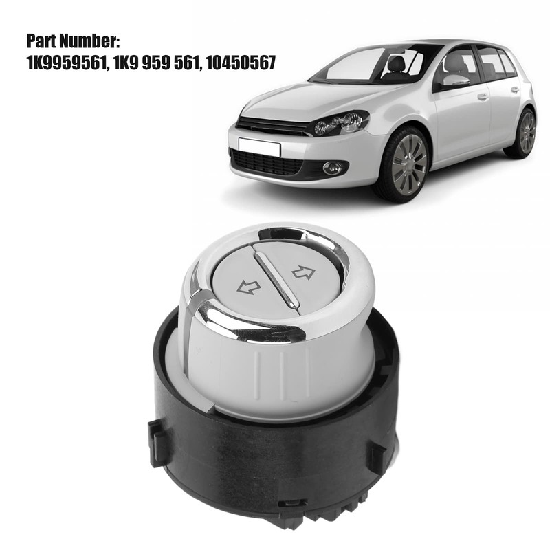 1K9959561 Heavy Duty Automotive Silver ABS Metal Wear-Resistant Sunroof Switch,