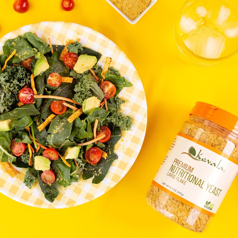 Kevala Nutritional Yeast Large Flake (Fortified) - Vegan Parmesan Cheese