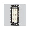 Panasonic WN15034K Embedded Insulated Triple Outlet