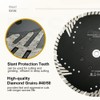SHDIATOOL Diamond Turbo Blade Dia 5 Inch with Slant Protection
