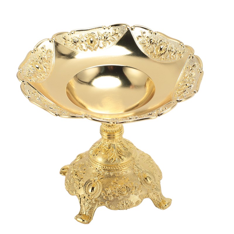 European Style Fruit Tray Metal Zinc Alloy Snack Nut Food