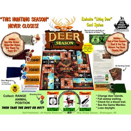Ship Shape Games Deer Season - Hunting Board Game -New Revised Edition