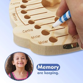 Tang Yuan Baby tooth storage box, 2 pieces tooth storage box, children's tooth storage box, children's memorial gift, suitable for boys and girls