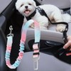 Dog Seatbelt for Car,Removable Dog Seat Belt Harness for Car