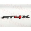 Auto Front Grill Matte Black Red AT4X OVERLAY Emblem 2023+