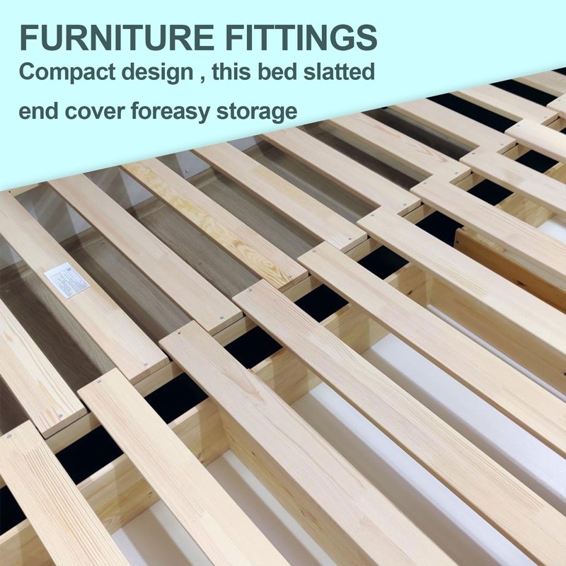 iwiio 12Pcs Bed Slat Holders, Bed Slat Caps, Side and