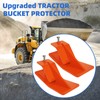 FLITURE Tractor Bucket Protector: Snow Removal Bucket Protector 2pcs Steel