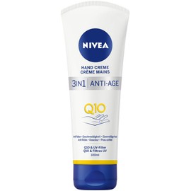 NIVEA 3-in-1 anti-ageing Q10 hand cream, 114 g
