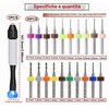 HAXIHA Kit Mini Trapano a Mano 20 pezzi Punte da