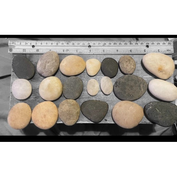 Unbranded Variety Lot 20 River Rock for Art/home, 5 Pc