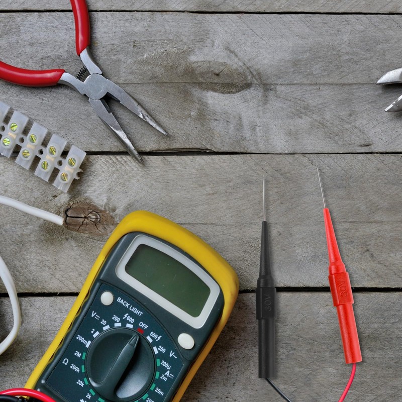 cobee 10 Pcs 0.7mm Test Probe Pins, Wire Piercing Probe