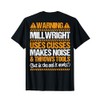 Millwright Industrial Mechanic Throws Tools Millwright T-Shirt