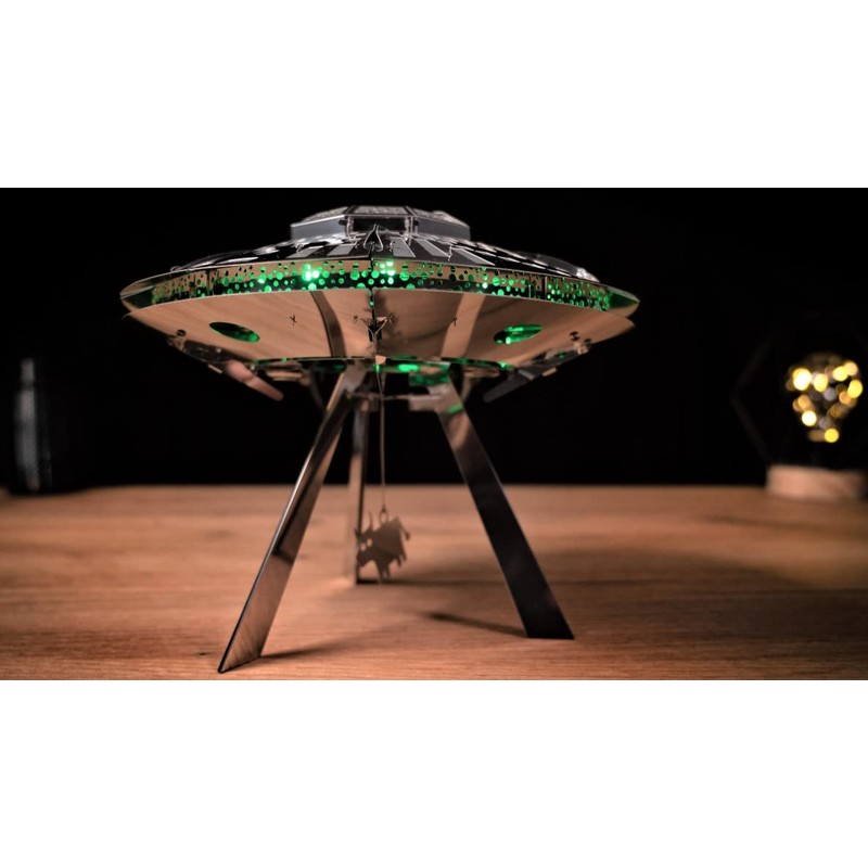 METAL-TIME UFO Model, Unidentified Flying Object Metal DIY Model Kit,
