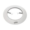 NICOR Lighting 6 inch White Recessed Open Trim for 6