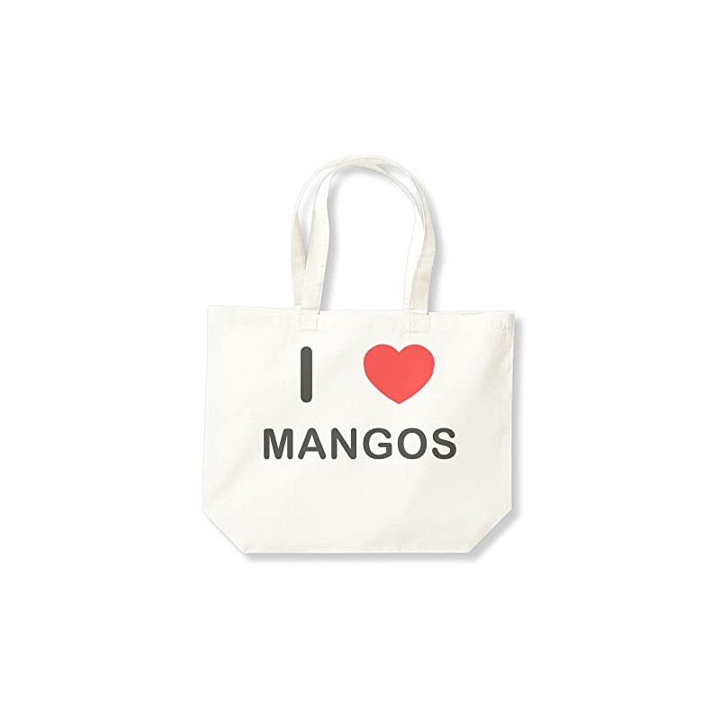 I Love Mangos - Natural Cotton Shopping Bag