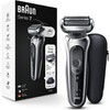 Braun Series 7 7020s Flex Electric Razor for Men: Precision Trimmer, Wet & Dry, Rechargeable, Cordless Foil Shaver in Silver