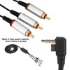 QANYEGN 1.5M Component ABS TV Lead Cord, Audio Video Cable,