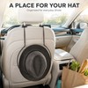 Universal Metal Car Cowboy Hat Holder, Seat-Back Rack for Cars,