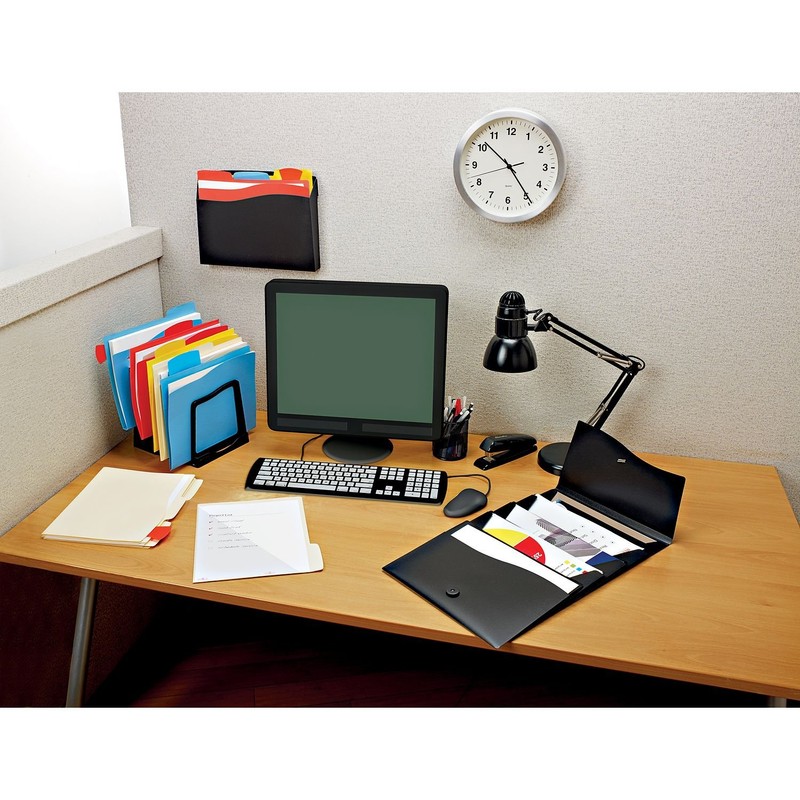 Avery 73517 Slide & View Expanding File, 5 Pockets, Polypropylene,