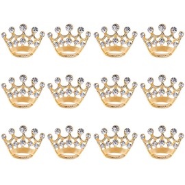 Oenothera 12 PCS Mix Set Crystal Brooches, Brooches for Women UK, Crown Brooch, Silver Brooch, for Women Girls Birthday Gift Wedding Party Supply