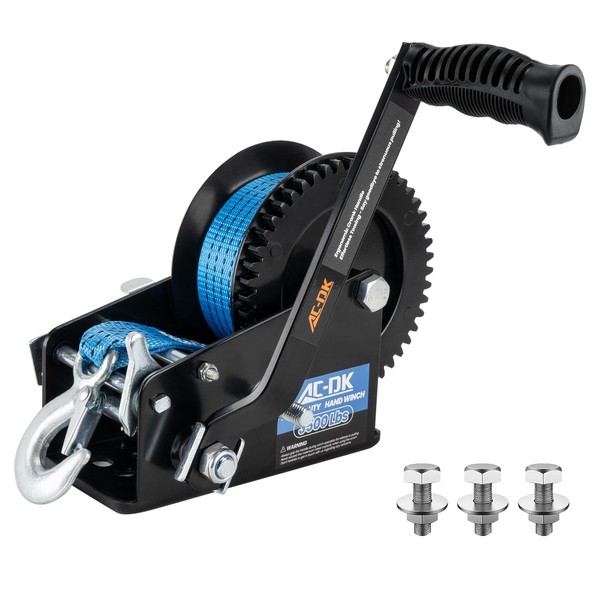 AC-DK AC-DK 3500lbs Heavy Duty Boat Trailer Winch with 32FT