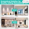 Set of 6 LED Recessed Spotlights, 7 W, Ultra Flat,