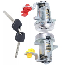 1st_auto_parts Left  Right 2 x  Door Lock Cylinder with Keys Front For Toyota Tacoma 95-04