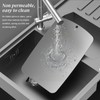 Pure Titanium Dual-Side Cutting Board with Non-Slip Pad ¨C Hygienic,