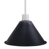 Modern Industrial Metal Ceiling Light Shad Easy Fit Pendant Lamp