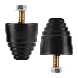 2 Pack Replacement Rubber Shocks for Transom Savers - Boat Outboard Motor Transom Saver Buffer Black