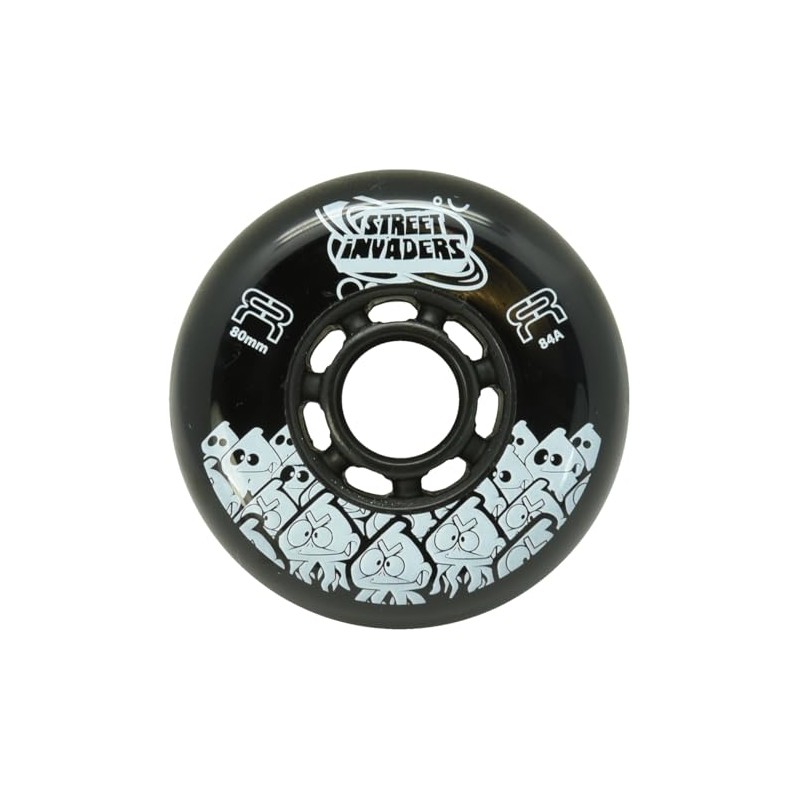 FR Street Invader II Inline Skate Wheel - Black (Single
