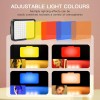Rechargeable Selfie Ring Light with 3 Modes, 5 Brightness Levels