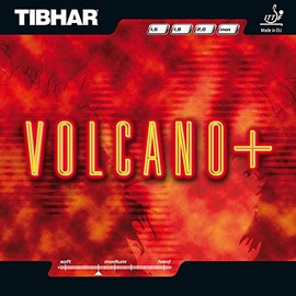 Tibhar rubber Volcano Plus, black, 1.8 mm