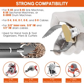 DearChan Upgraded 52812 T-230 HD 2 Inch Inch C-Cutter - Drain Cleaning Auger - Grease Cutter Drain Cleaning Tool - used for Hand tools & Tool Organizers,Pliers & Cutters