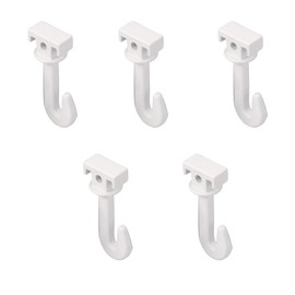 TOSO TOSO Picture Rail L Hook 15C Hook C (for ceiling mounting), First In Type, White, 5 Pieces