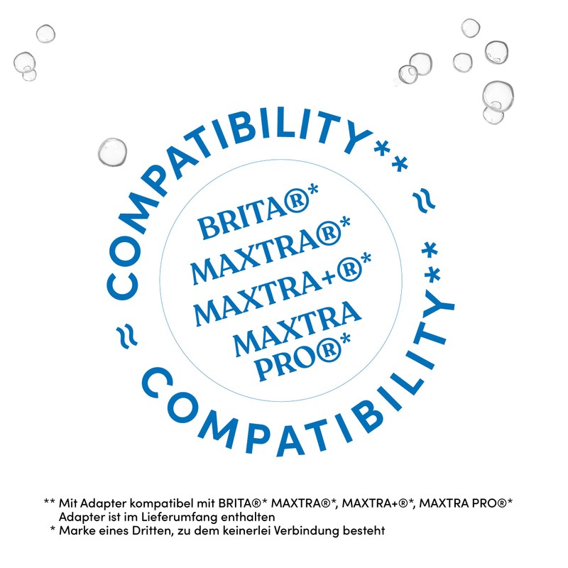 Sodapop Sodapop Wasserfilter-Kartuschen, 3 St1ck, kompatibel mit BRITA?* MAXTRA?*, MAXTRA+?*