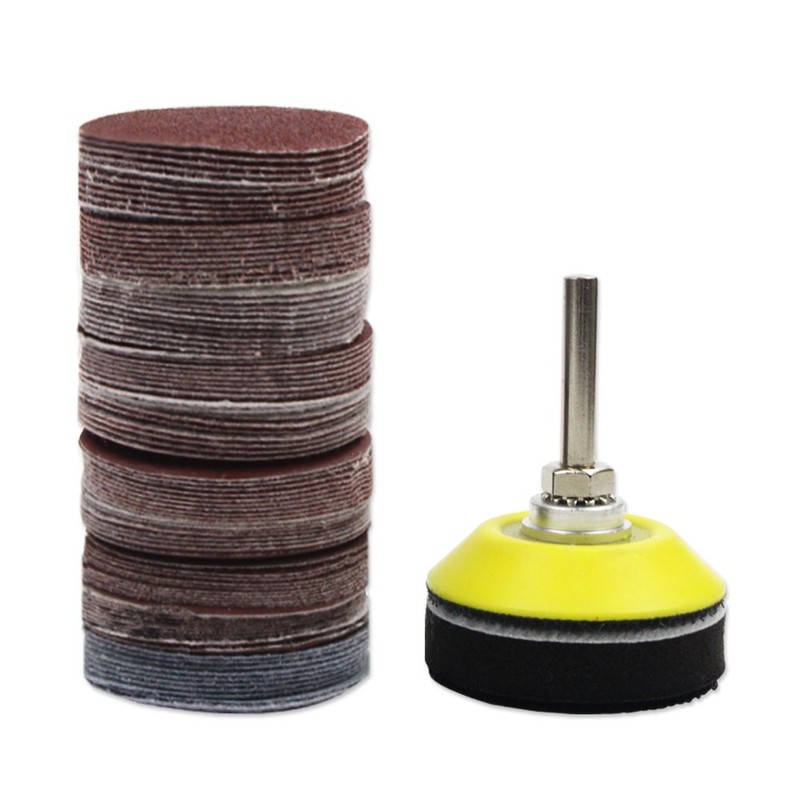 Coceca 100pcs 2 Inch Drill Sander Attachment with Backer Plate