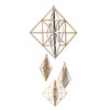 Kito Scandinavian Mobile Hinmei Wooden Ornament with Mounting Hooks, Square