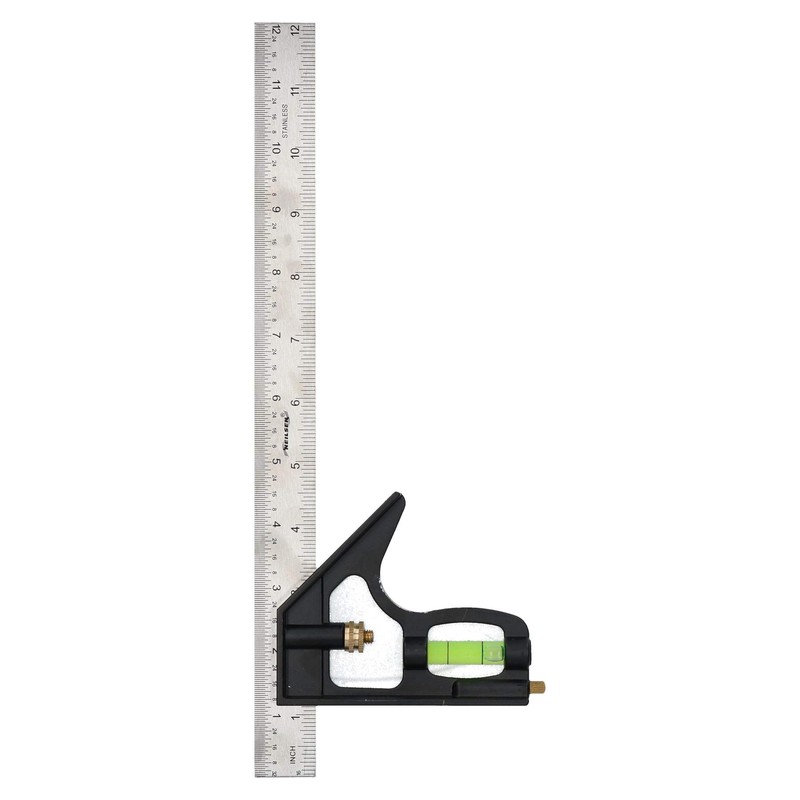 6” + 12” Engineers Square Adjustable Combination Set Square +