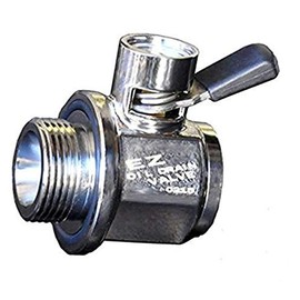 EZ (EZ-200) Silver NPT 1-12 Thread Size Oil Drain Valve